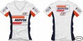 Camiseta AllBoy Repsol Ref: 259 Feminina Branco Gola V