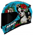 Capacete Axxis Eagle Catrina Gloss Blue/Red/Green 56