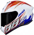 Capacete Axxis Draken Racer Gloss White/Red/Blue 